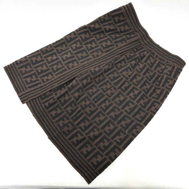 Fendi FENDI Zucca  skirt wool Brown - view 3