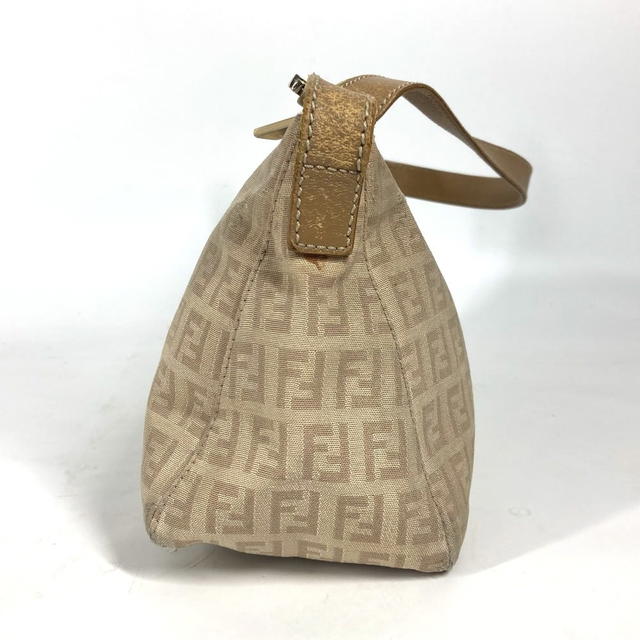 Fendi FENDI Zucchino Zucca logo bag Shoulder Bag Leather/Canvas Beige - view 4