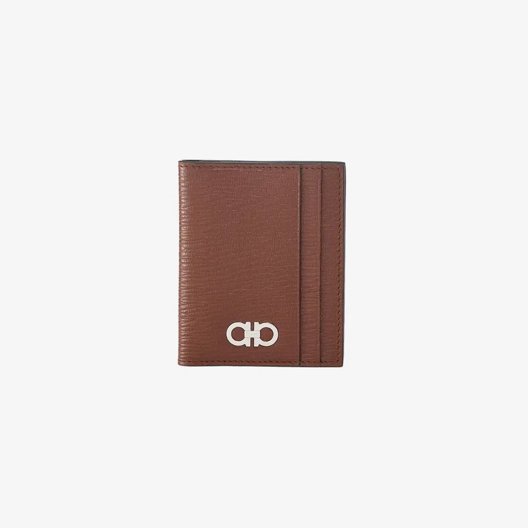Ferragamo Ferragamo Gancini Credit Card Holder Big Sur Soil