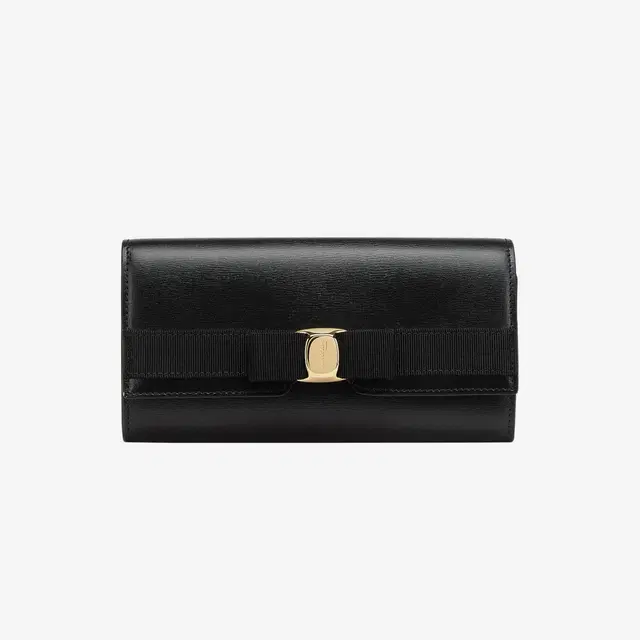 Ferragamo Ferragamo Vara Bow Continental Wallet Black - view 1