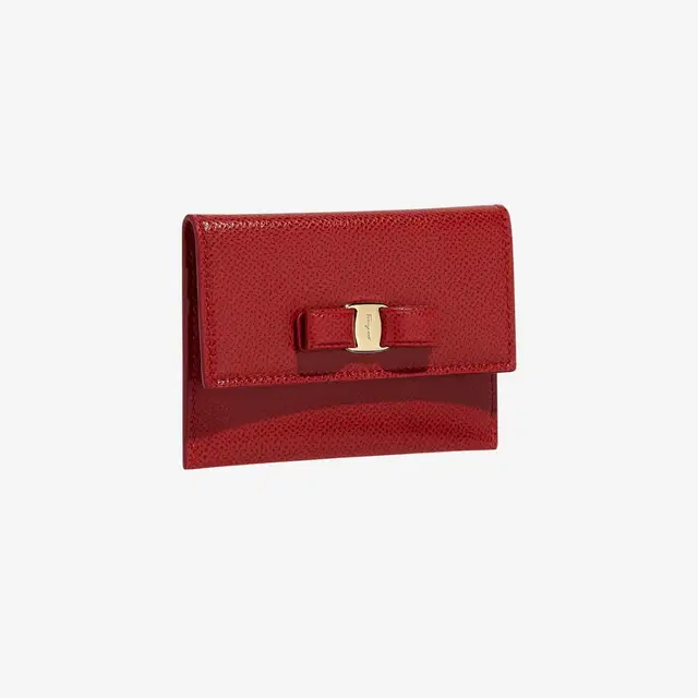 Ferragamo Ferragamo Vara Card Case Lipstick Red - view 1