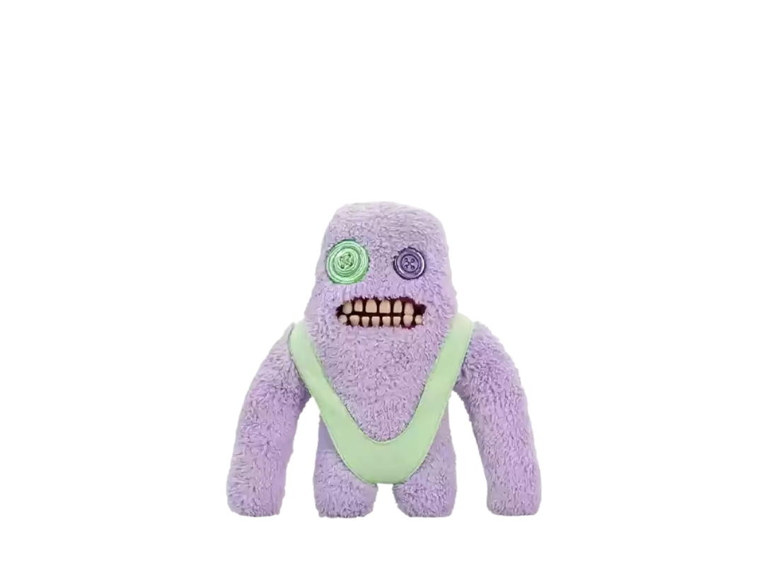 Fuggler Fuggler Glow Fugg Plush Stuffed Animal Funny Ugly Monster Purple Sasquoosh