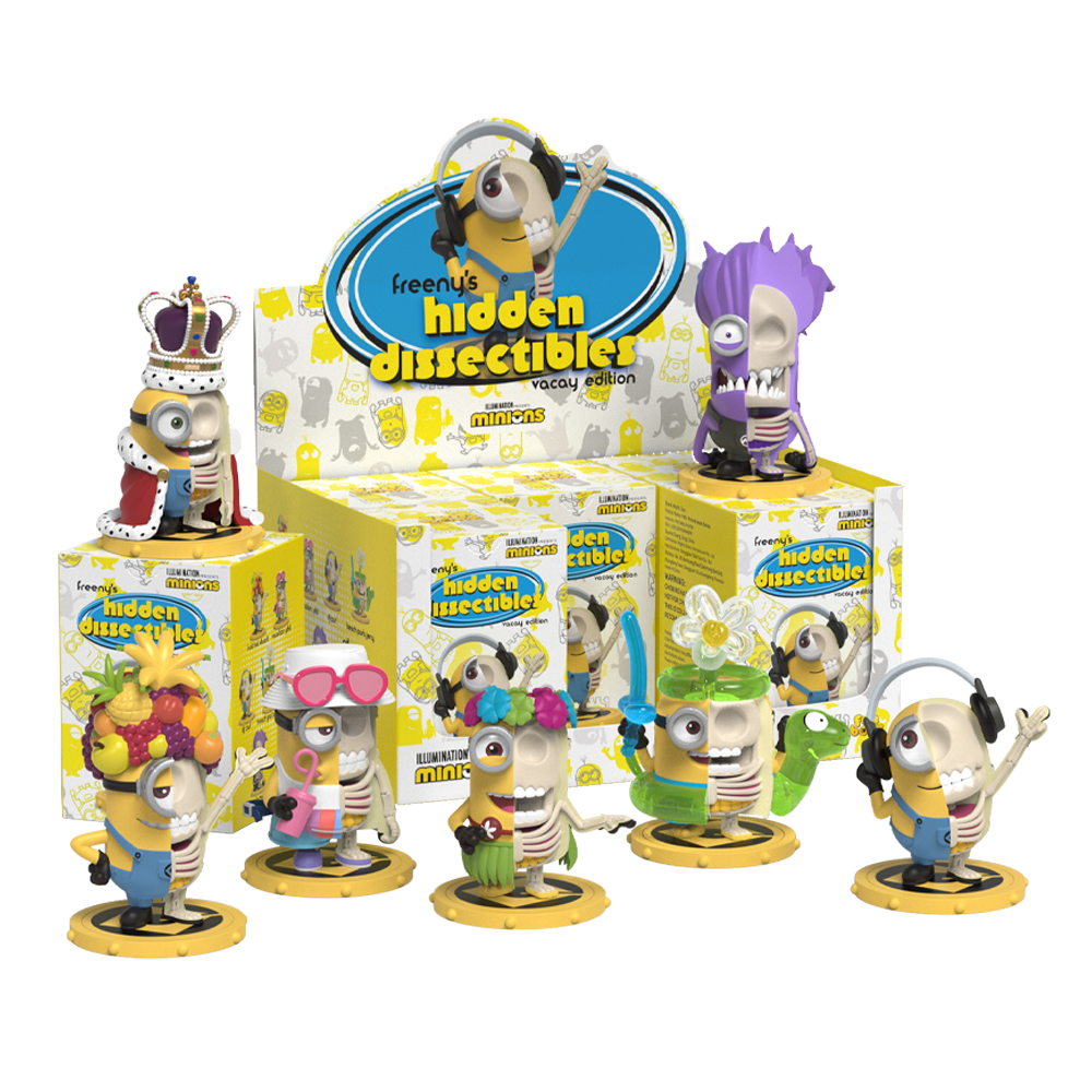 Mighty Jaxx FHD | Dissectibles Minions Series 1 (Vacay Edition) Blind Box by Mighty Jaxx (1 pc.)