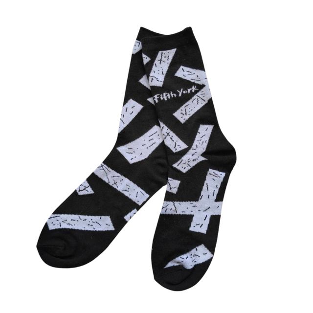 Fifth York Fifth York “X-Patch” Street Socks Black Edition - view 3