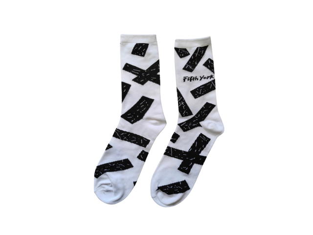 Fifth York Fifth York “X-Patch” Street Socks White Edition - view 1