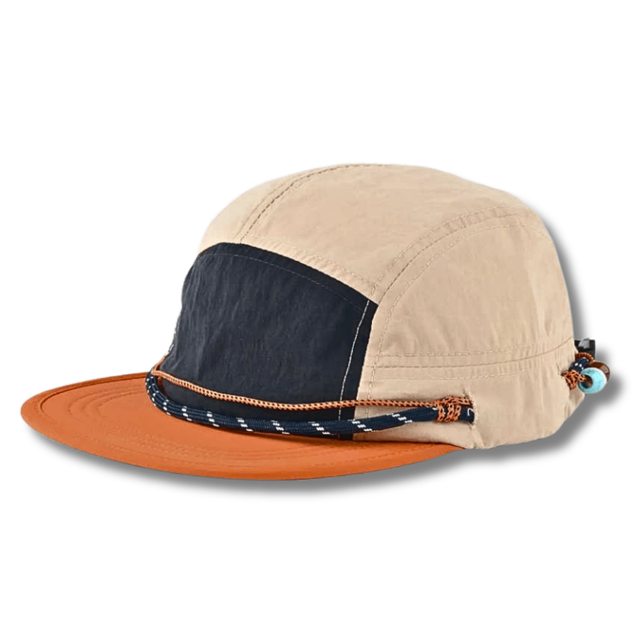 Fifth York Fifth York Cap 5-Panel Outdoor Camper Beige Navy Terracotta - view 1