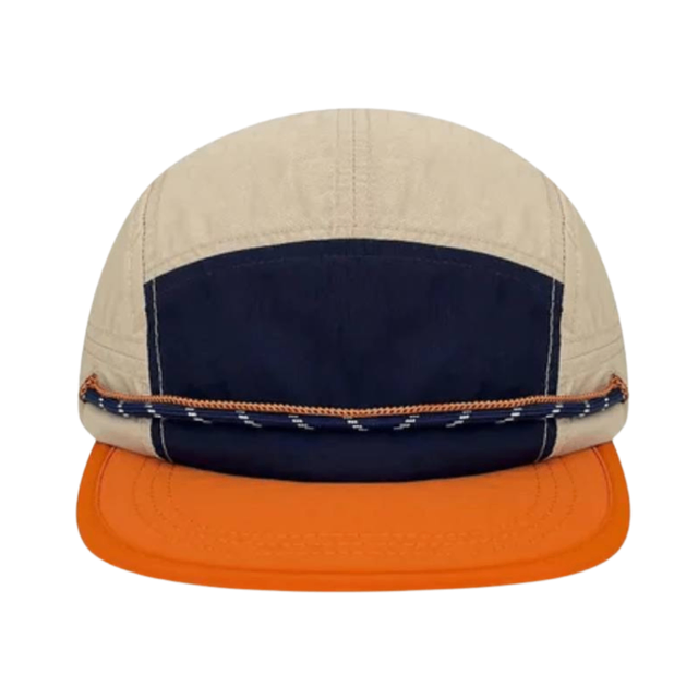 Fifth York Fifth York Cap 5-Panel Outdoor Camper Beige Navy Terracotta - view 2