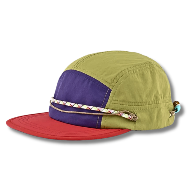 Fifth York Fifth York Cap 5-Panel Outdoor Camper Olive Purple Coral Red - view 1