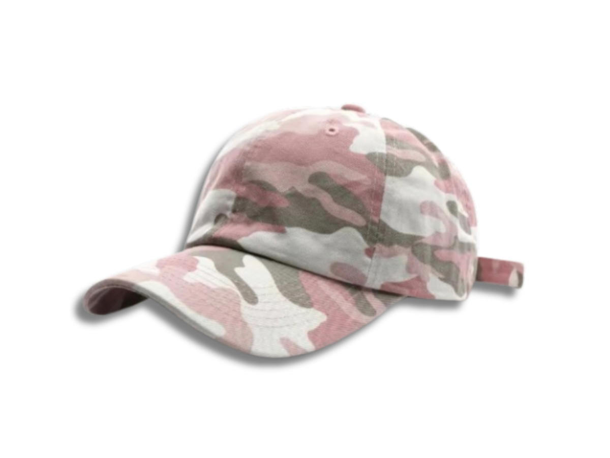 Fifth York Fifth York Cap Vintage Camouflage Washed Pink 