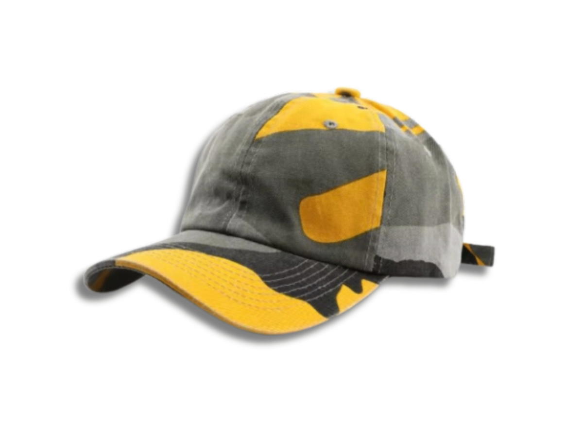 Fifth York Fifth York Cap Vintage Camouflage Washed Yellow Green