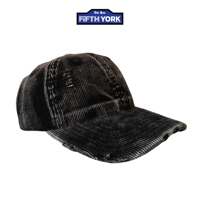 Fifth York Fifth York Corduroy Cap Black - view 2