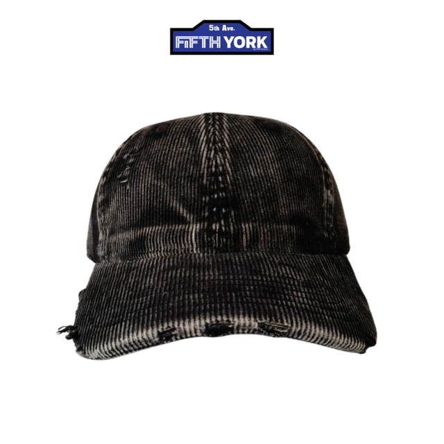 Fifth York Fifth York Corduroy Cap Black - view 3