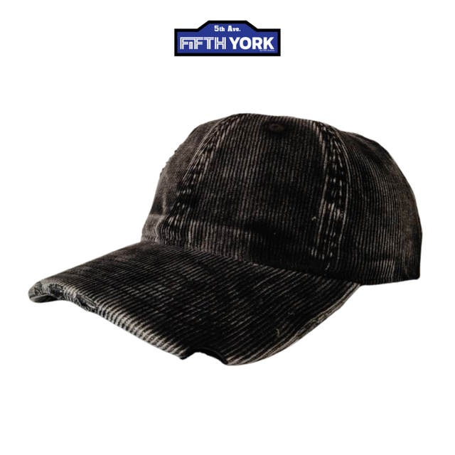 Fifth York Fifth York Corduroy Cap Black - view 4