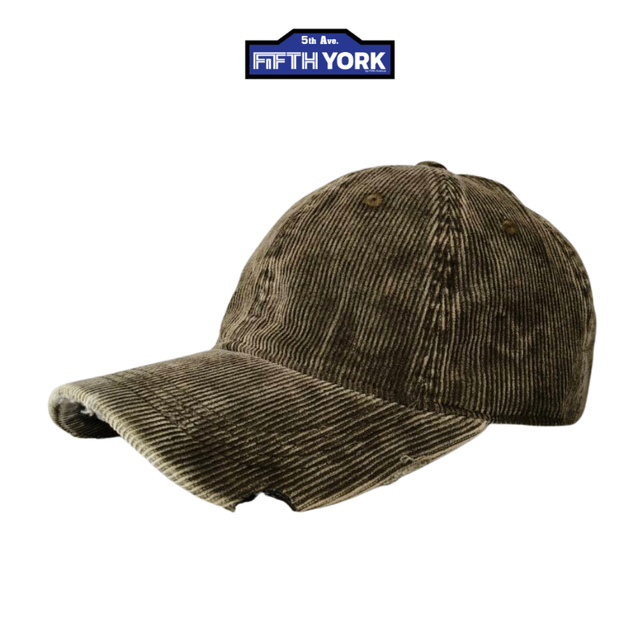 Fifth York Fifth York Corduroy Cap Horse Green - view 4