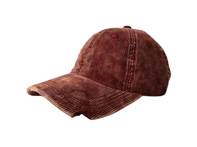 Fifth York Fifth York Corduroy Cap Red - view 1