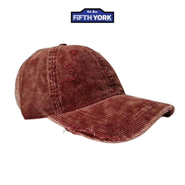 Fifth York Fifth York Corduroy Cap Red - view 2