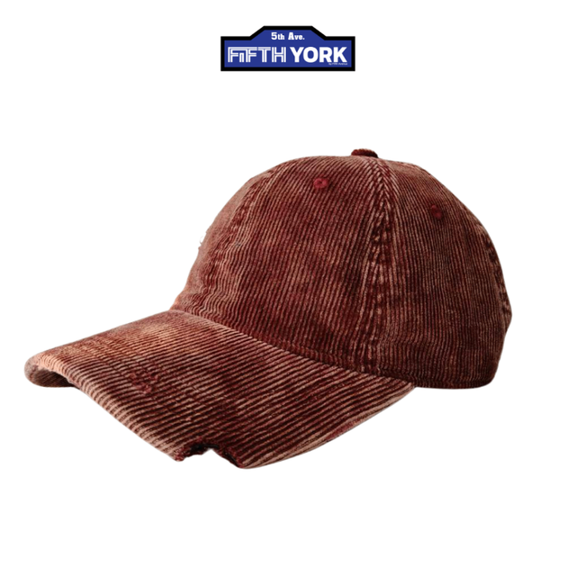 Fifth York Fifth York Corduroy Cap Red - view 4