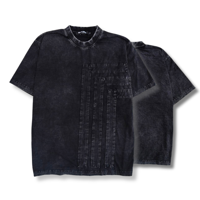 Fifth York Fifth York Faded Triple Angle Oversized Tee - view 3