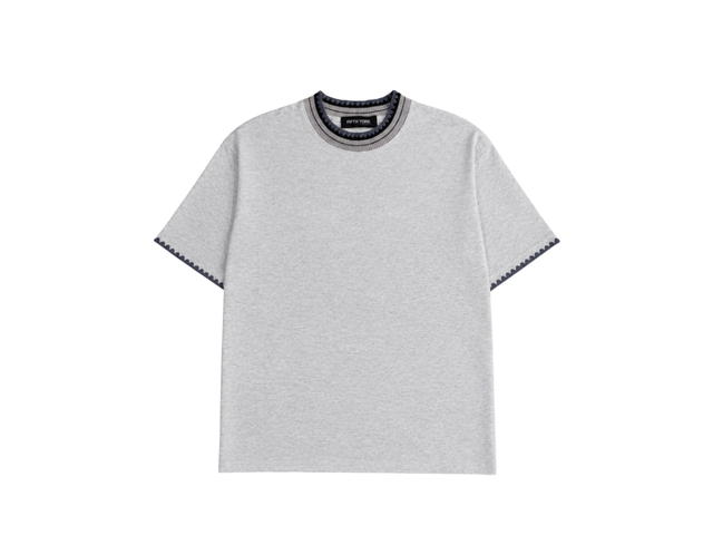 Fifth York Fifth York Premium Dual Edge Oversize Tee Heather Grey - view 1