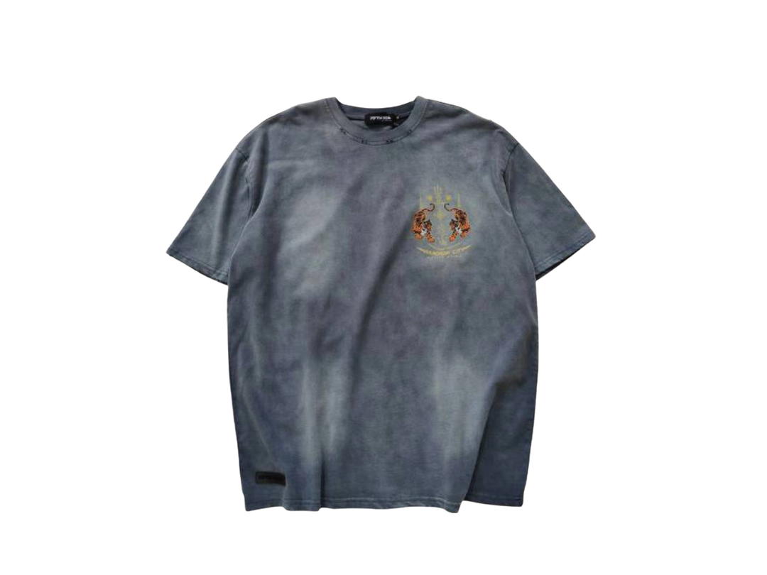 Fifth York Fifth York Premium Tiger T-shirt Navy blue