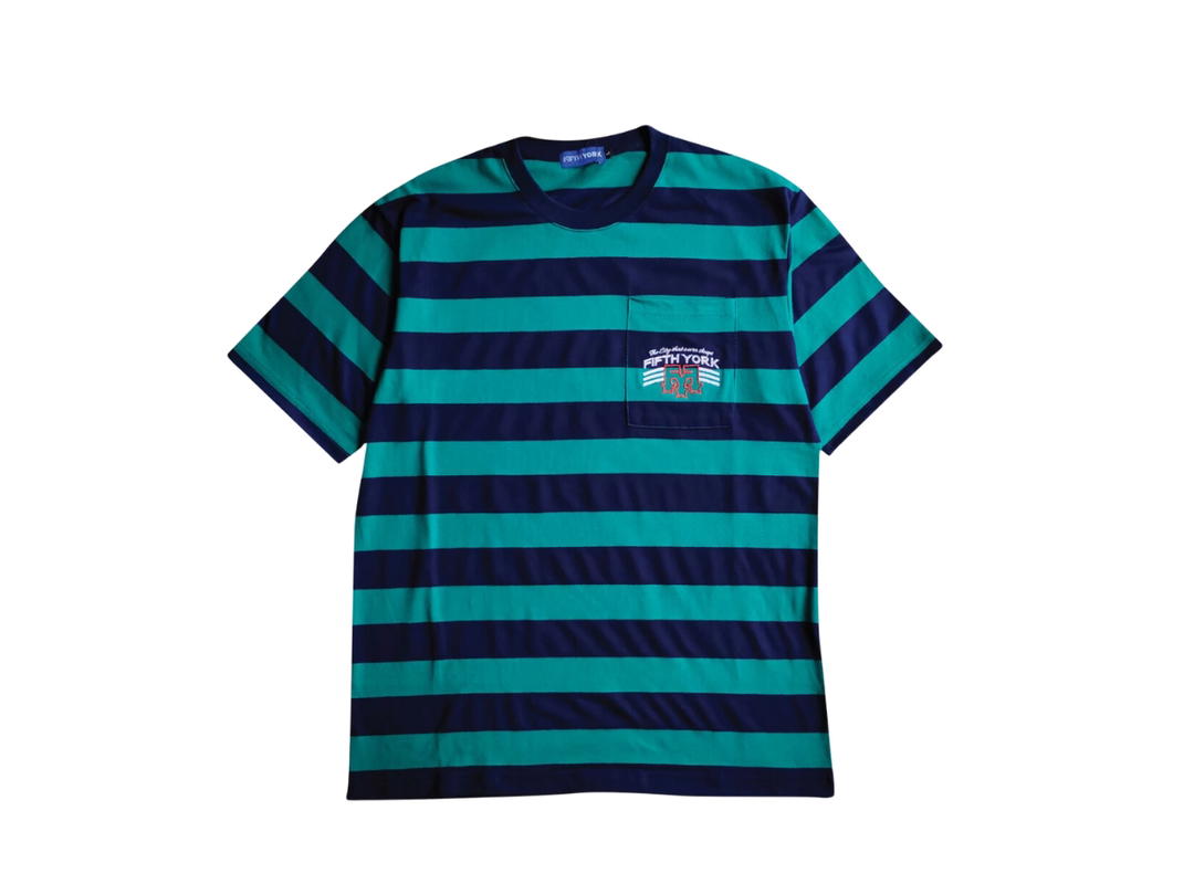 Fifth York Fifth York Striped T-shirt Green