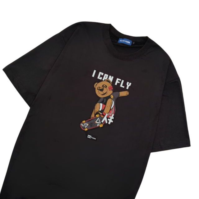 Fifth York Fifth York T-shirt Skater Bear "I CAN FLY" - view 2