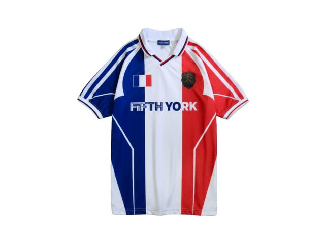 Fifth York Fifth York Tricolor Football Jersey France Edition - view 1