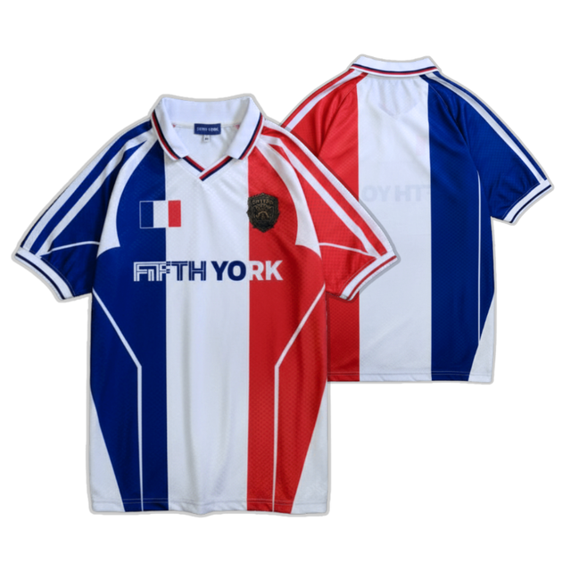 Fifth York Fifth York Tricolor Football Jersey France Edition - view 2