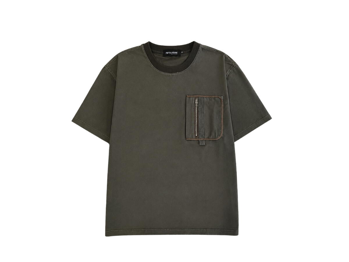 Fifth York FifthYork Oversized T-shirt Premium Utility Pocket 