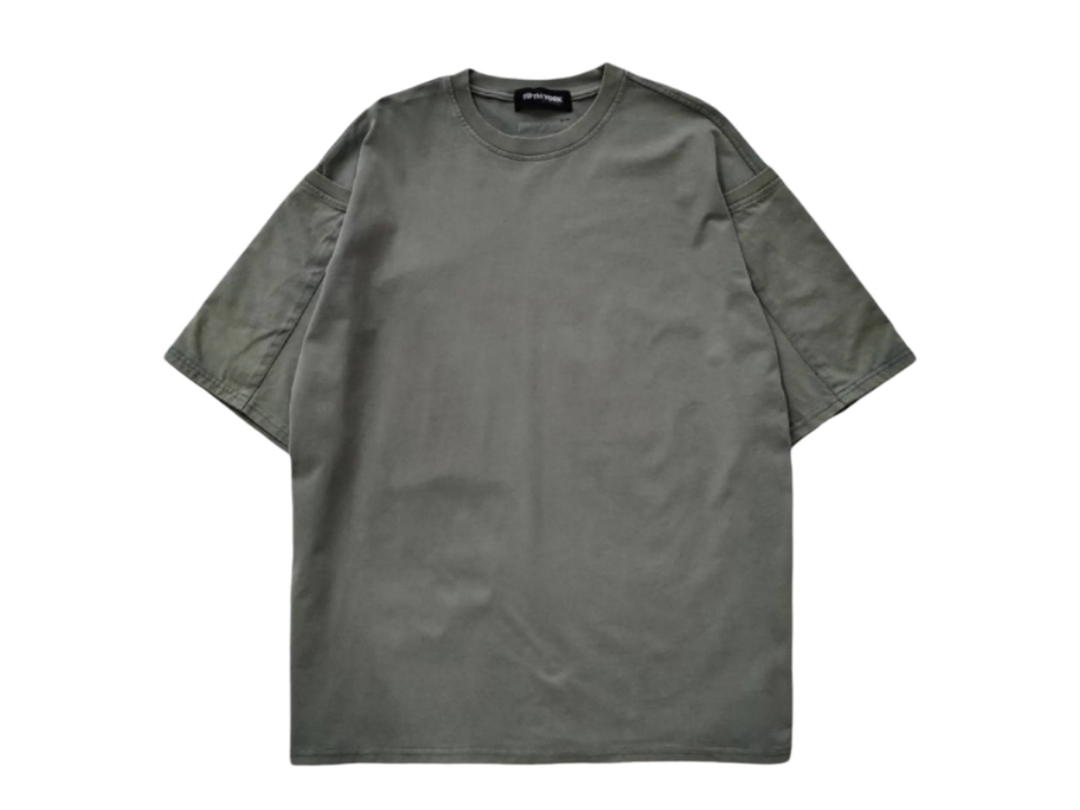 Fifth York FifthYork Premium Bag Arm Oversized T-Shirt Green