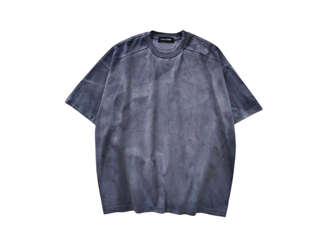 Fifth York FifthYork Premium Hidden Line Oversized T-Shirt Blue