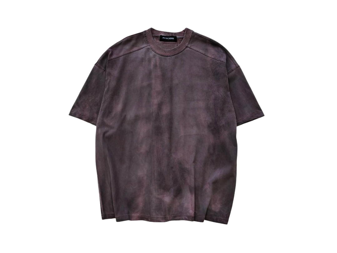 Fifth York FifthYork Premium Hidden Line Oversized T-Shirt Brown