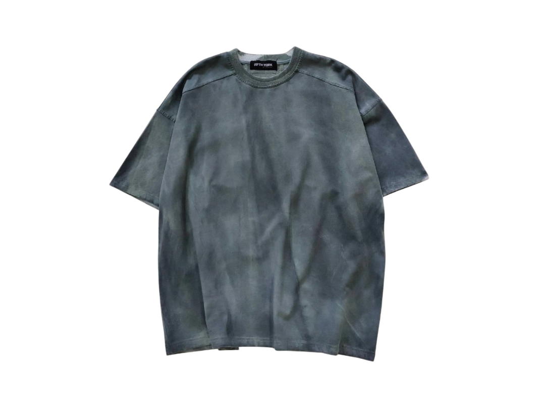 Fifth York FifthYork Premium Hidden Line Oversized T-Shirt Green
