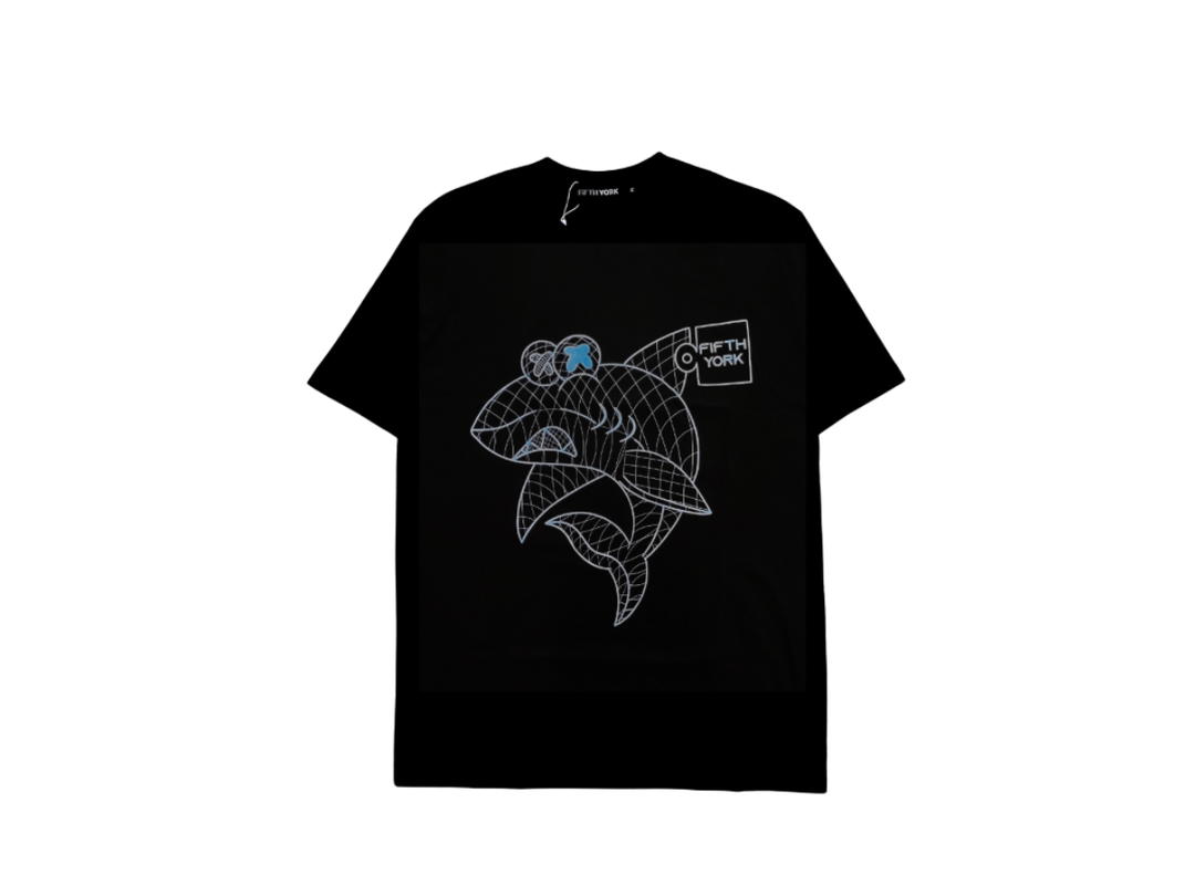 Fifth York FifthYork shark 3D  Collection Oversized Blue