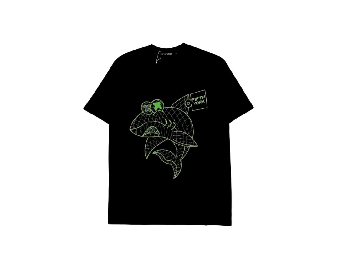 Fifth York FifthYork shark 3D Collection Oversized green