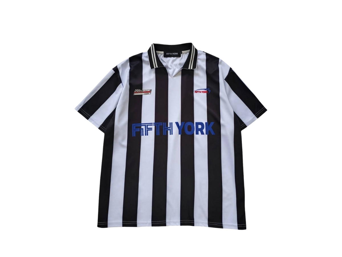 Fifth York FifthYork Short Sleeve Jersey Black-White