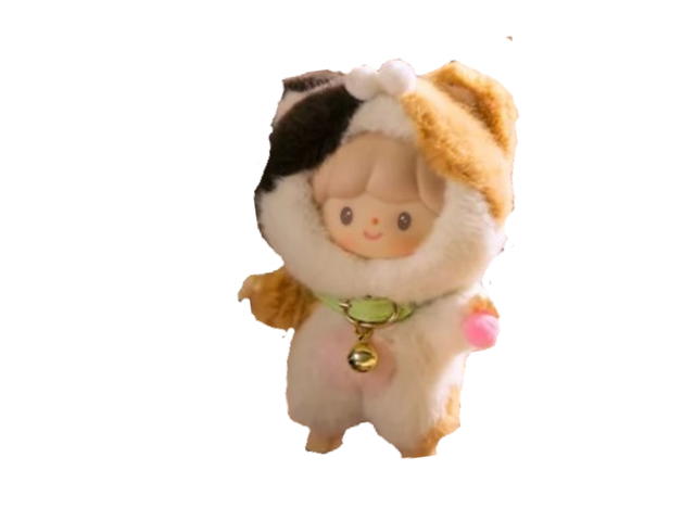 Finding Unicorn (เช็คการ์ด) Finding Unicorn Clingy Calico Cat zZoton (zZoton My Little Cat Series Pvc Plush) - view 1