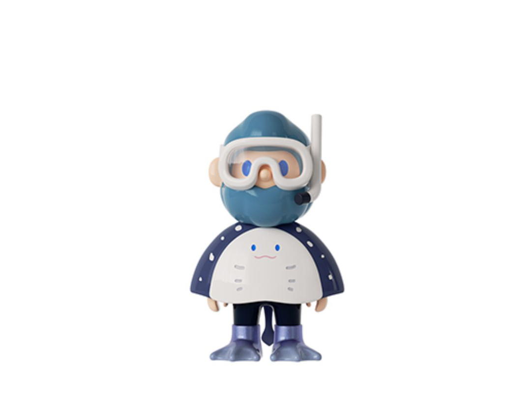 Finding Unicorn Finding Unicorn Deep Blue (FARMER BOB Encounter In The Wild Series Blind Box)
