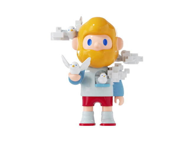 Finding Unicorn (เช็คการ์ด) Finding Unicorn Farmer Bob Next Generation·Pixel Universe Series Blind Box Peace&Love - view 1