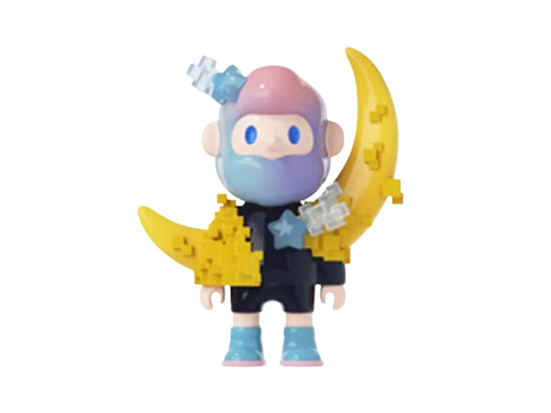 Finding Unicorn (เช็คการ์ด) Finding Unicorn Farmer Bob Next Generation·Pixel Universe Series Blind Box Swaying Moonboat