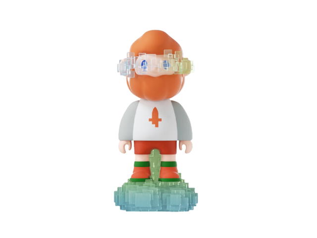 Finding Unicorn (เช็คการ์ด) Finding Unicorn Farmer Bob Next Generation·Pixel Universe Series Blind Box Transfer - view 2
