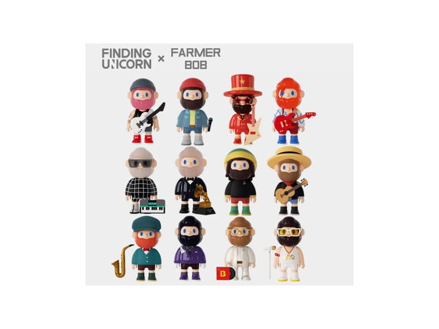 Finding Unicorn Finding Unicorn Farmer Bob Retro Replay Series Blind Box Whole Set - view 2