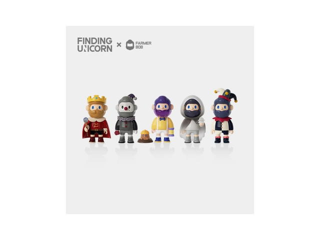 Finding Unicorn Finding Unicorn Farmer Bob x Finding Unicorn Series 8 Bobland Whole Set - view 5