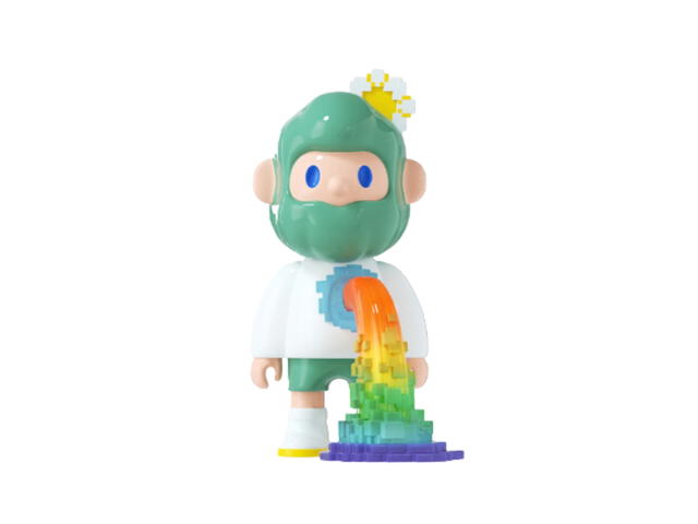 Finding Unicorn (เช็คการ์ด) Finding Unicorn Farmer Bob Next Generation·Pixel Universe Series Blind Box Made By Rainbow - view 1