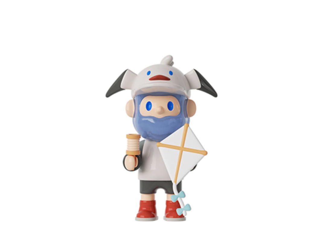 Finding Unicorn Finding Unicorn Fly With The Wind (FARMER BOB Encounter In The Wild Series Blind Box)