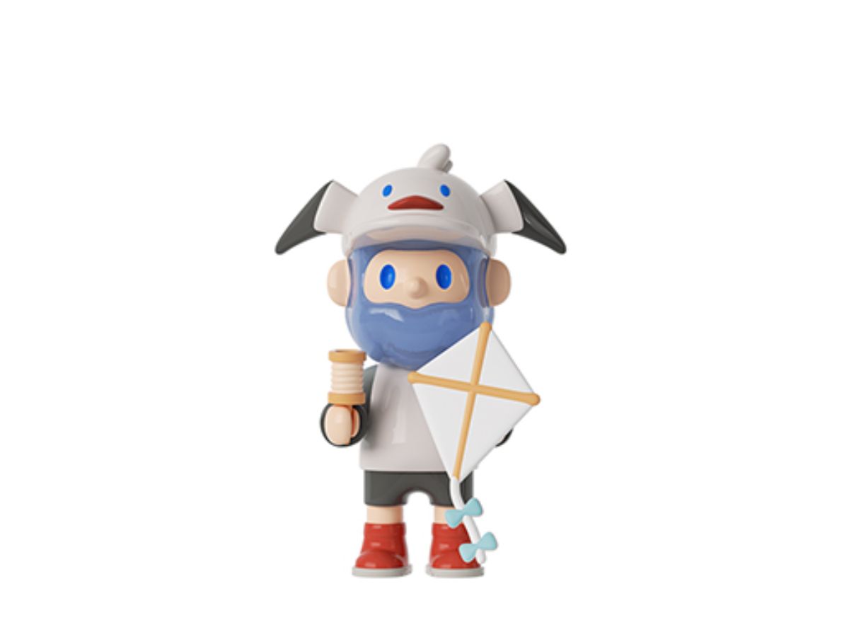 Finding Unicorn Finding Unicorn Fly With The Wind (FARMER BOB Encounter In The Wild Series Blind Box)