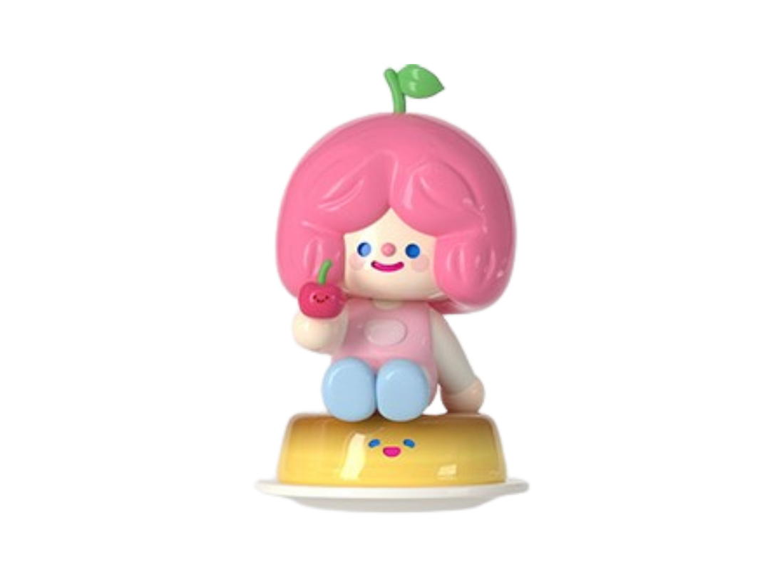 Finding Unicorn (เช็คการ์ด) Finding Unicorn Pudding Cherry Rico (Rico Happy Sweet Time Series Blind Box) Small Hidden Models