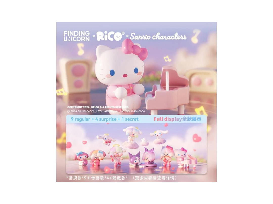 Finding Unicorn Finding Unicorn Rico X Sanrio Characters Happy Paradise Series Blind Box