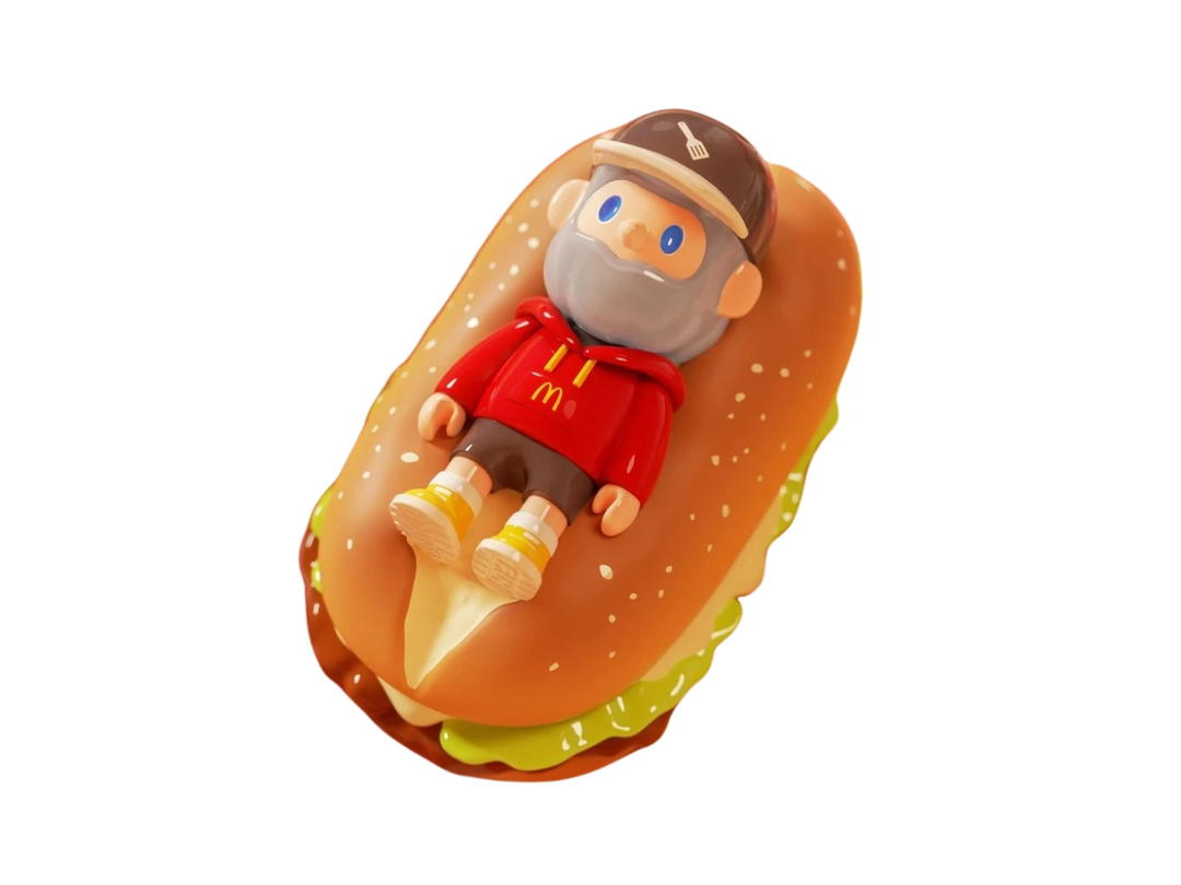 Finding Unicorn Finding Unicorn Sanwich Bob (Farmer Bob McDonald's Farm Series Pvc Figures)