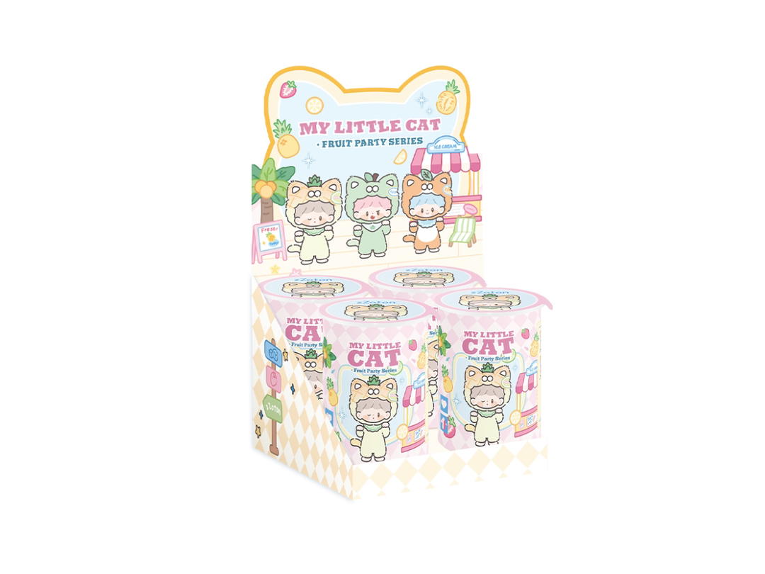 Finding Unicorn Finding Unicorn zZoton My Little Cat Fruit Party Series Blind Box Whole Set